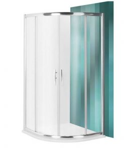 Pusapvalė dušo kabina Roth PXR2N su dviem slankiojančiomis durimis