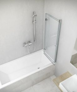 Sulankstoma vonios sienelė Roth TZV2 su specialia vyrių sistema
